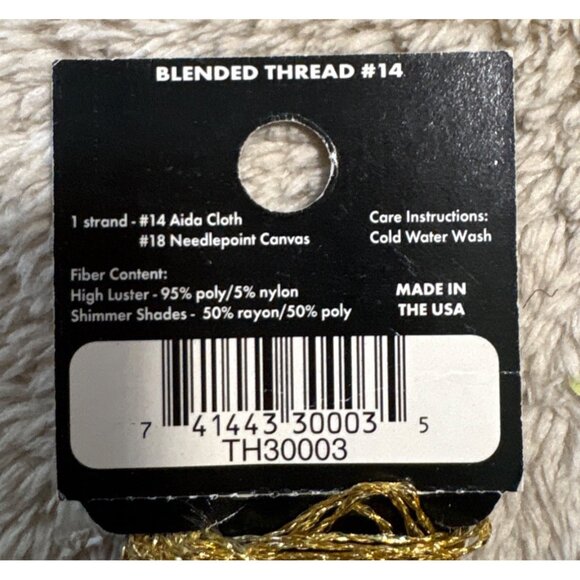 Pre Blended Metallic Thread Set For Needlepoint & Crafts - Picture 4 of 5